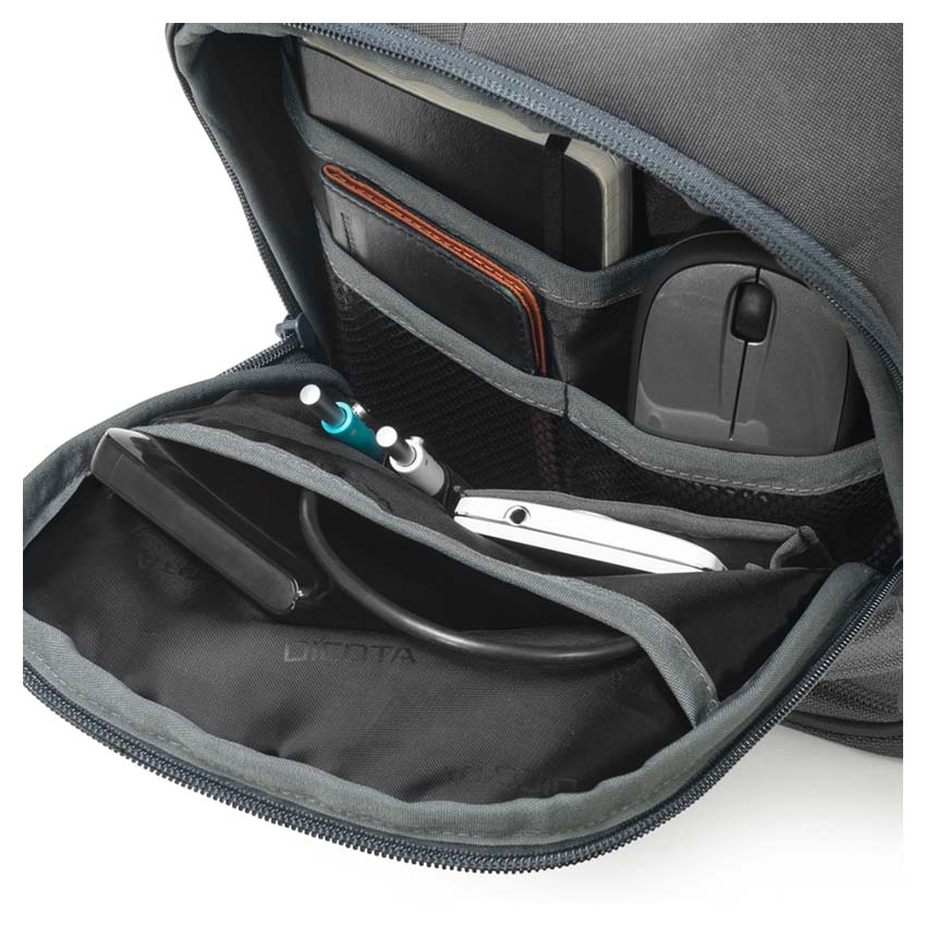 Dicota Backpack Light 15.6" ( grey) - Afbeelding 6