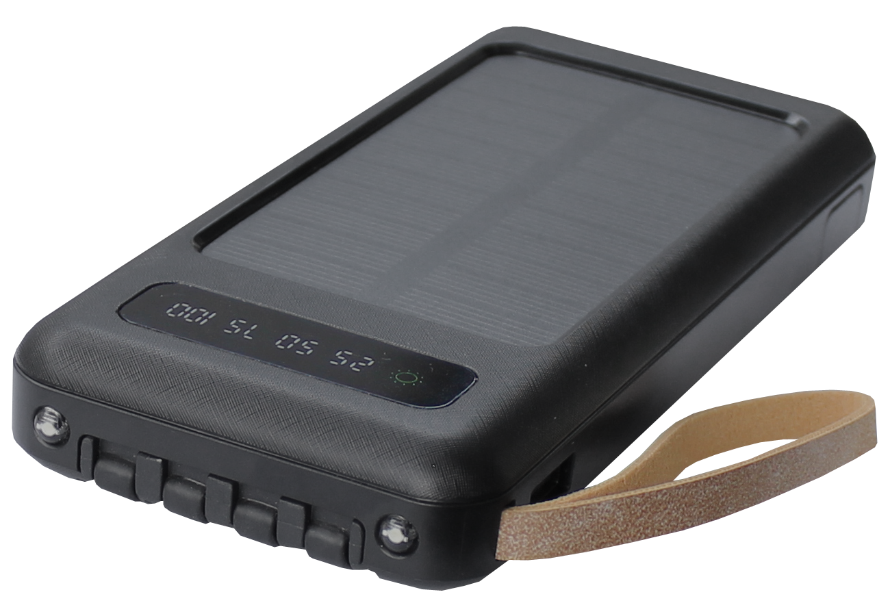 Solar Powerbank inclusief 4 geïntegreerde aansluitconnectors - Afbeelding 2